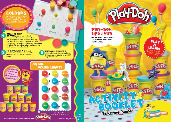 Play Doh Activity Book